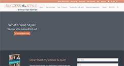 Desktop Screenshot of cyndyporter.com